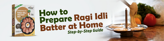 Ragi idli batter at home