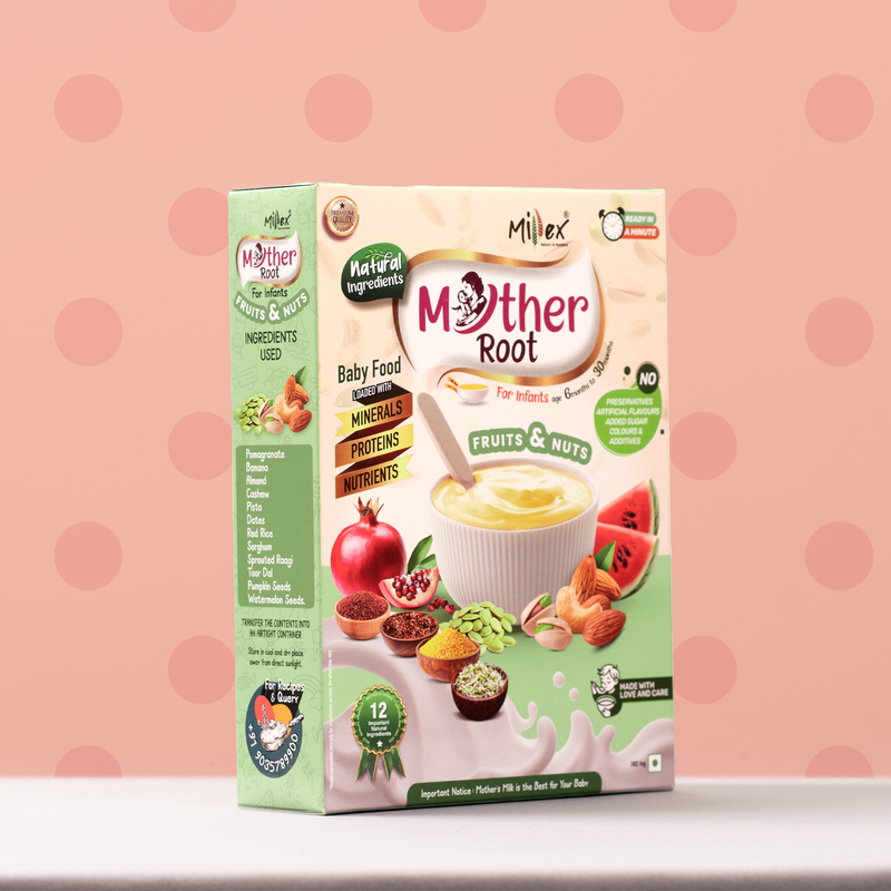 Flavour Journey Trio - Mother Root Fruits & Nuts + Carrot & Almond + Banana & Sprouts (Total 1200g - each 400g)