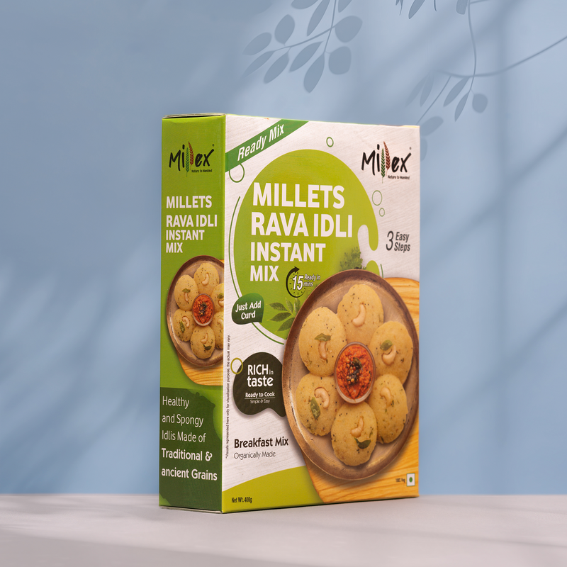 Morning Classics Duo - Multi Millet Dosa + Millet Rava Idli (Total 800g - each 400g)