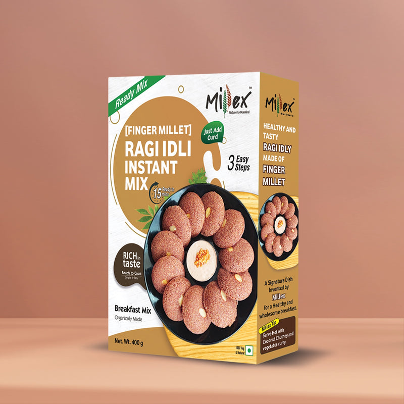 Nutritious Ragi Idli Mix – High-Fiber & Low-Calorie Breakfast Option