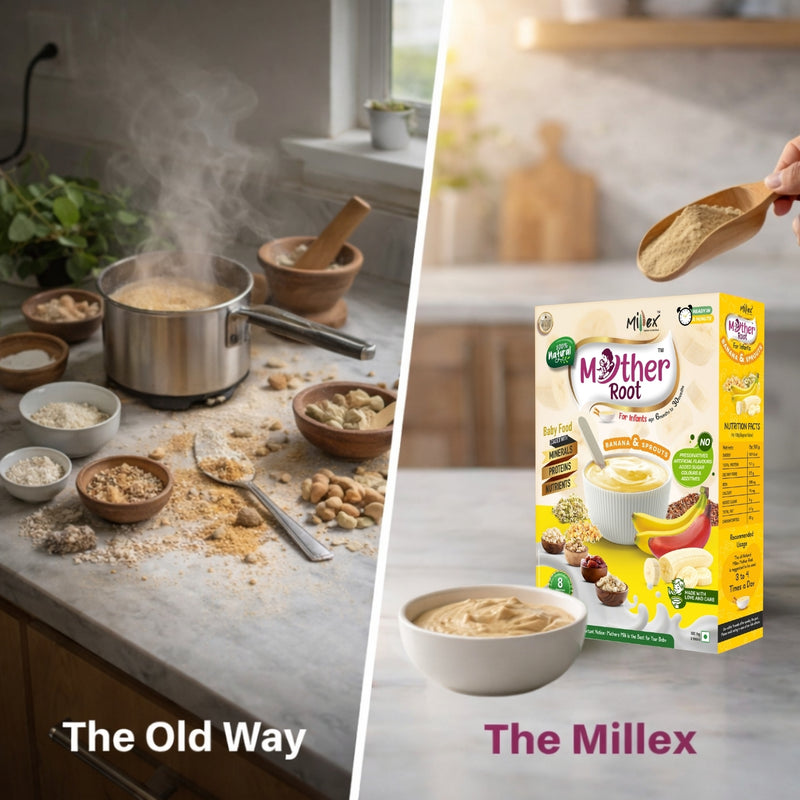 MotherRoot | Banana & Sprouts (Each 400 G) - Value Packs