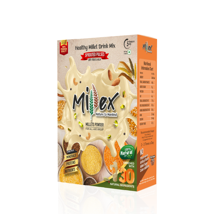 Millex Healthy Millet Mix Without Churnam - Pack of 1 (1kg)