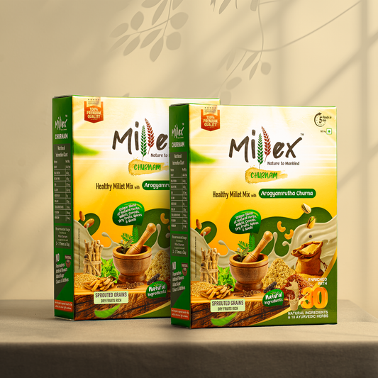 Millex Millet Health Mix With Churnam - Pack of 2 (1.6kg - each 800g)