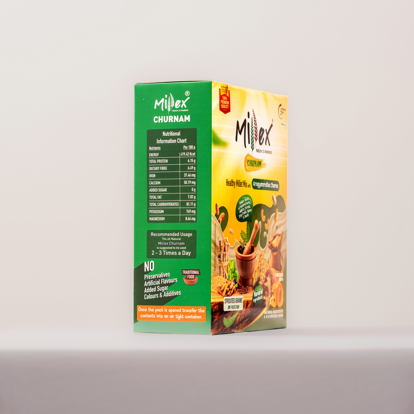 Millex Millet Health Drink Mix with churnam (800g)