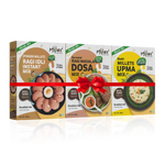 Three Millex ready mix packages with a red ribbon on a white background thumbnail