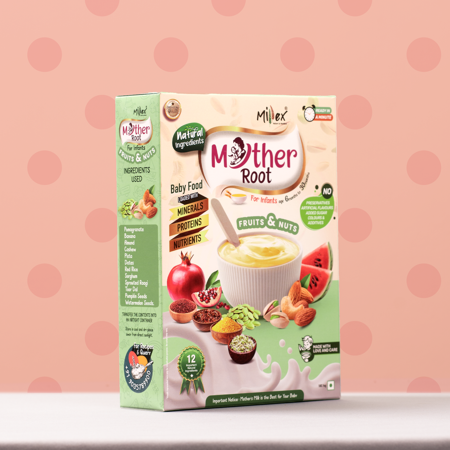 First Spoon Duo - Mother Root Original + Fruits & Nuts (Total 800g - each 400g)