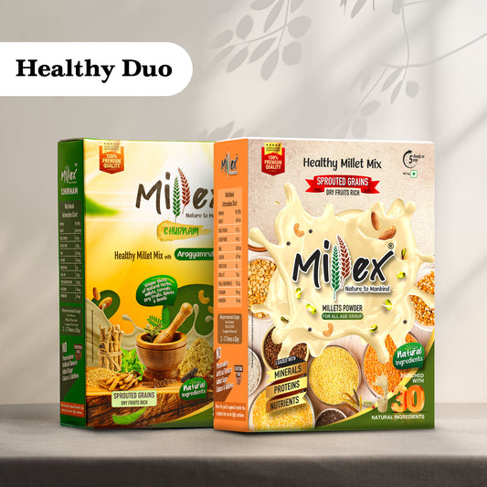Healthy Duo – Health Mix with Churnam + Healthy Millet Mix