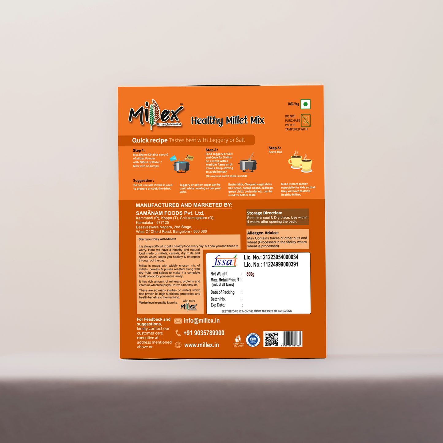 Millex Healthy Millet Mix (800g)