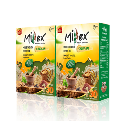 Millex Millet Health Mix With Churnam - Pack of 2 (1.6kg - each 800g)