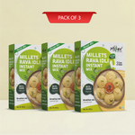Millet Rava idli instant mix pack of 3  thumbnail