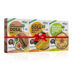 TASTY BREAKFAST - Multi Millets Dosa Instant Mix | Sprouted Ragi Masala Dosa Mix |Millet Rava Idli Instant Mix (Total 1200g - each 400g) thumbnail
