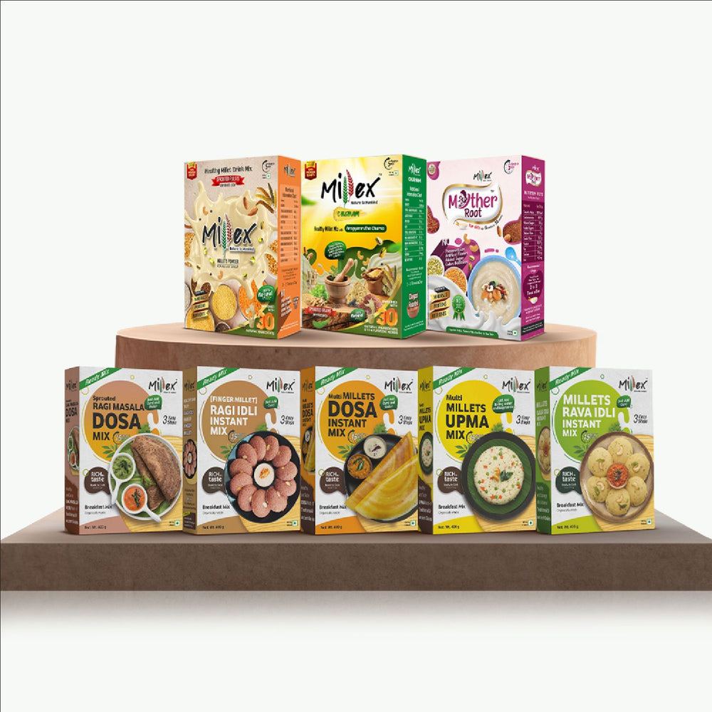 Millex Box Millex- Trusted Millet Based Health Mix and Instant Breakfast Products