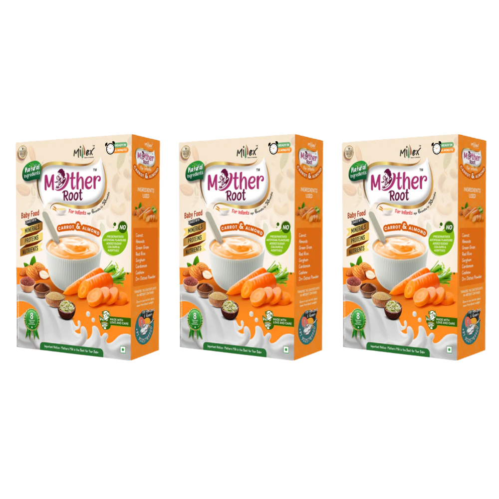 MotherRoot | Carrot & Almond (Each 400 G) - Value Packs