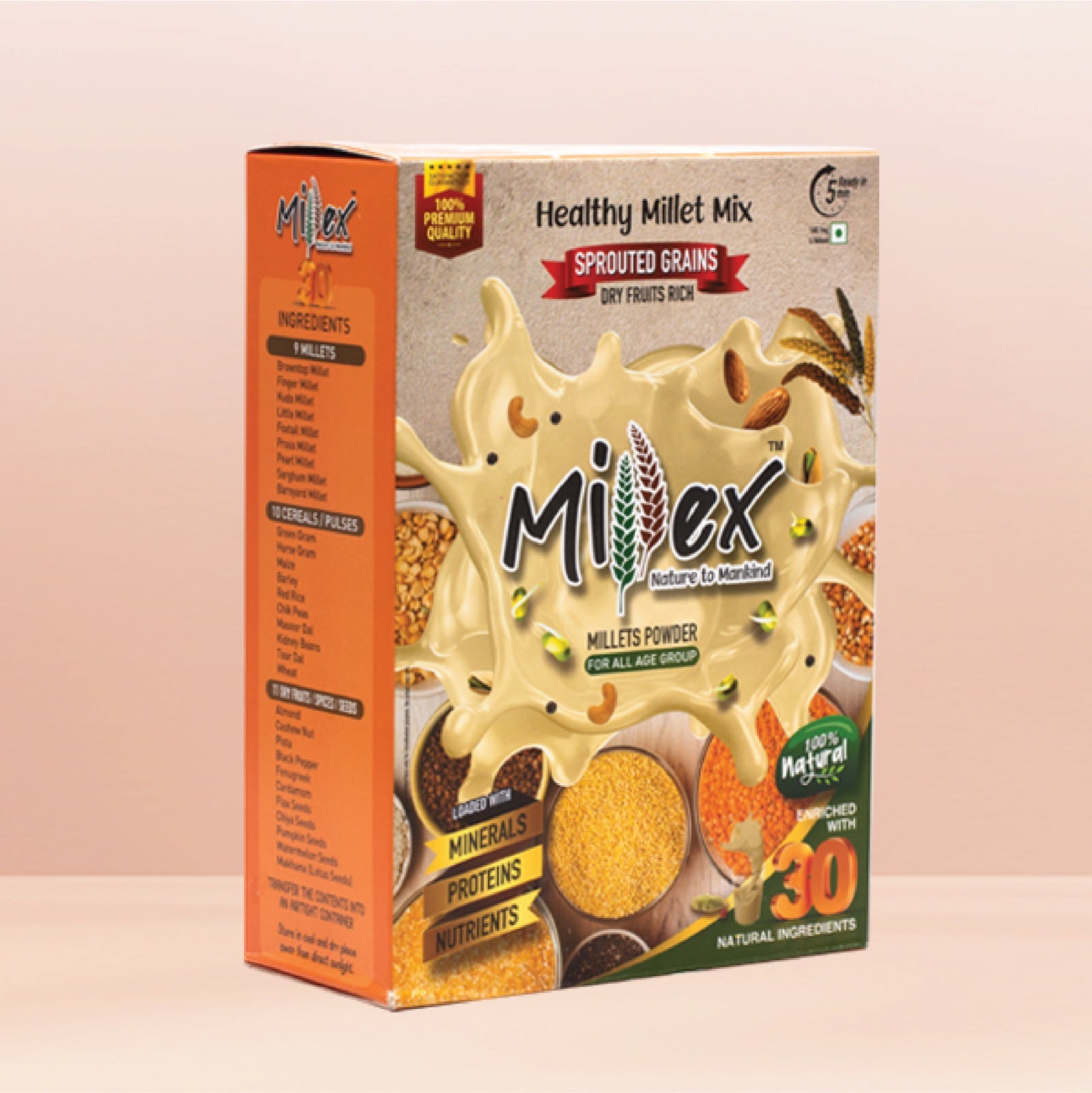 Millex Box Health Mix Powder for All Ages | Natural Daily Nutrition – Millex