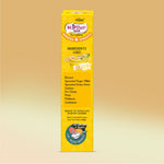 Yellow package of Mother Earth Mother Root for infants with ingredients list on a beige background thumbnail